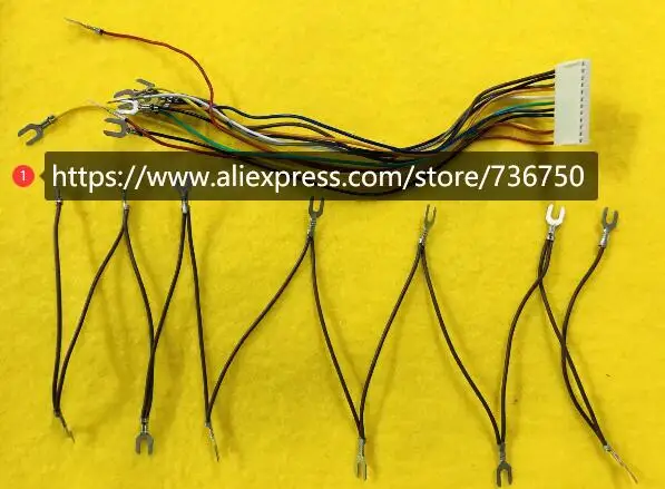 Кабель датчика сигнала 12 игл 9 или 6 цветов