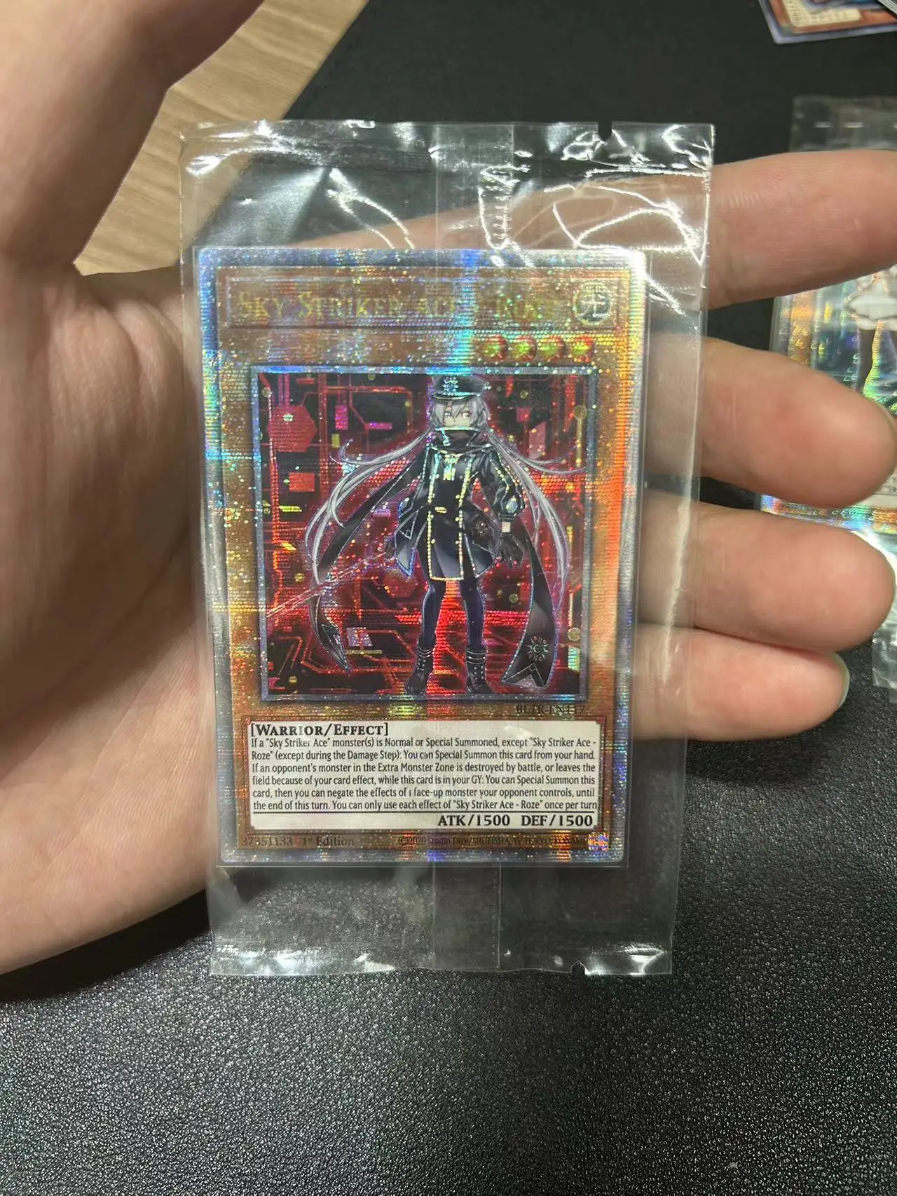 Yu Gi Oh полухромакфера E/QCSER TCG Sky Striker Ace-представленные (стандартная) Коллекция на