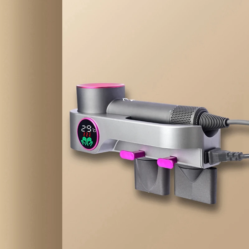 Держатель для фена Dyson с функцией сушки без перфорации стеллаж хранения