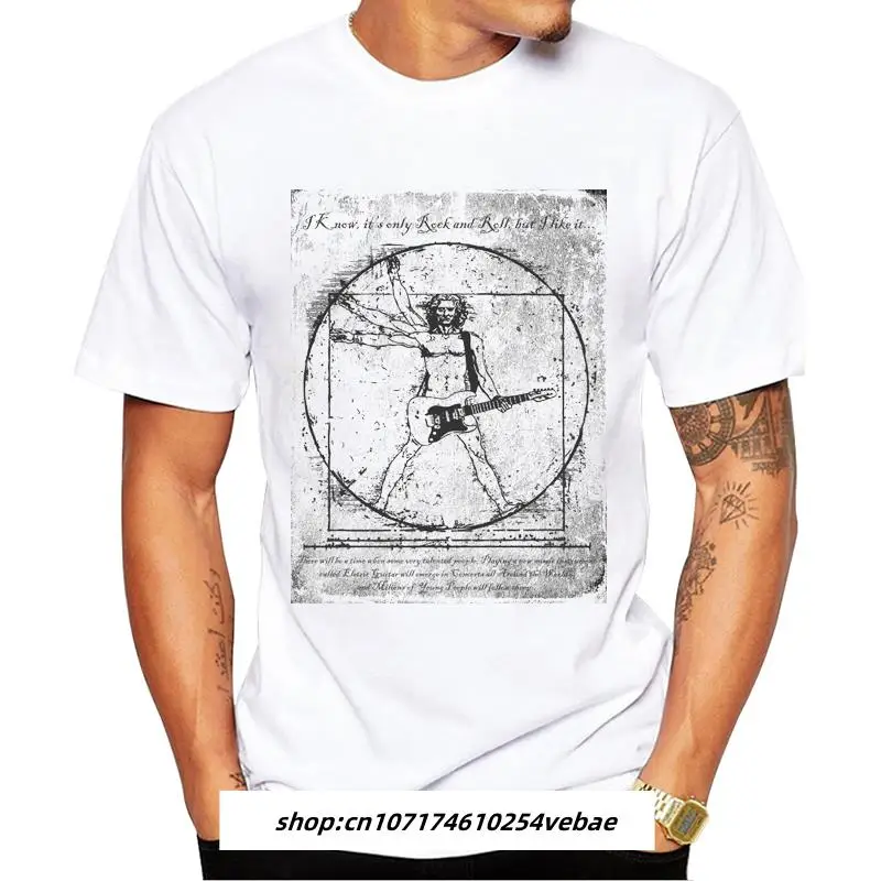 

TEEHUB Vintage Guitar Perfect Musician Printed Men T-Shirt Short Sleeve Street Tshirts Funny t shirts Cool Essential Tee