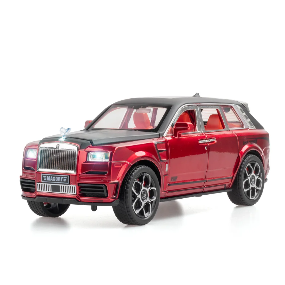 

Модель автомобиля из сплава, 1:24, металлическая, со звуком и светом