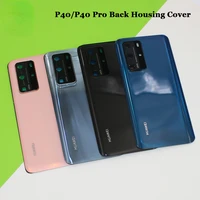 original huawei p40 pro p 40 battery back cover rear door housing panel replacement repair parts for p40pro els an00 ana an00