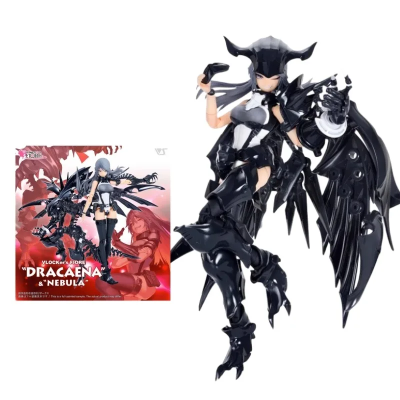 

In Stock Volks Original Dracaena Nebula Anime Figure Black Dragon Fiore Dragon Knight Toys For Kids Collectible Model Ornaments