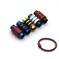 2classps stainless steel magnetic 20 10 hole 6mm wheel buckle two color magnetic suction buckle leather rope bracelet buckle