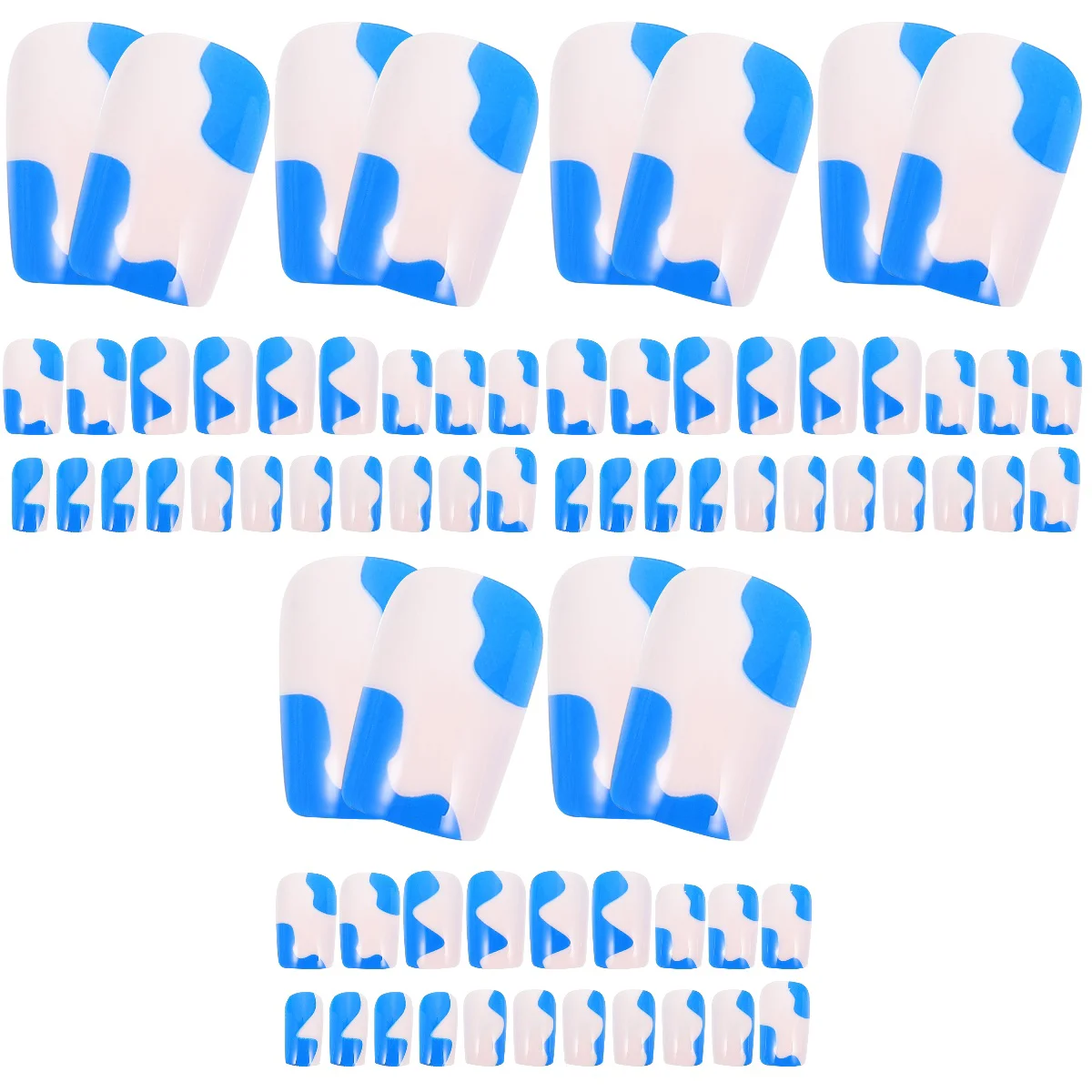 

144 Nails Fresh Style Nail Tips Detachable Nail for