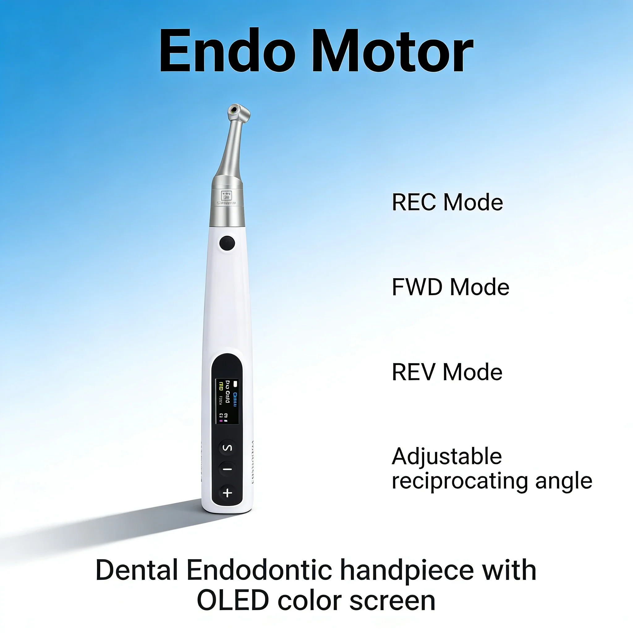 Фото DENTUS Новая модель беспроводного стоматологического эндомотора 2-в-1 с онлайн-коррекцией, пластик и металл, 150-1000 об/мин, стоматологические инструменты №1