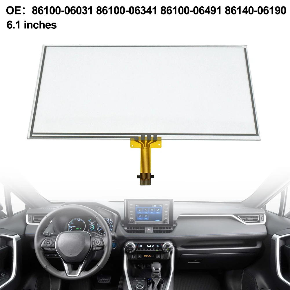 

6.1 Inch For Toyota Touch Screen Clear Glass Digitizer 86100-06031 86100-06341 Dashnoard Instrument Clusters For 2014-2016