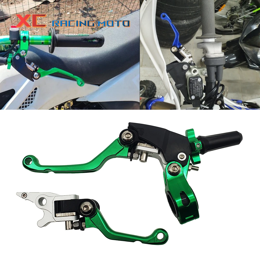 

CNC Clutch Brake Levers Pit Dirt Bike Motorcycle Universal For Honda Yamaha Suzuki Kawasaki CR CRF YZF YZ WRF KX KXF EXC SXF XCW