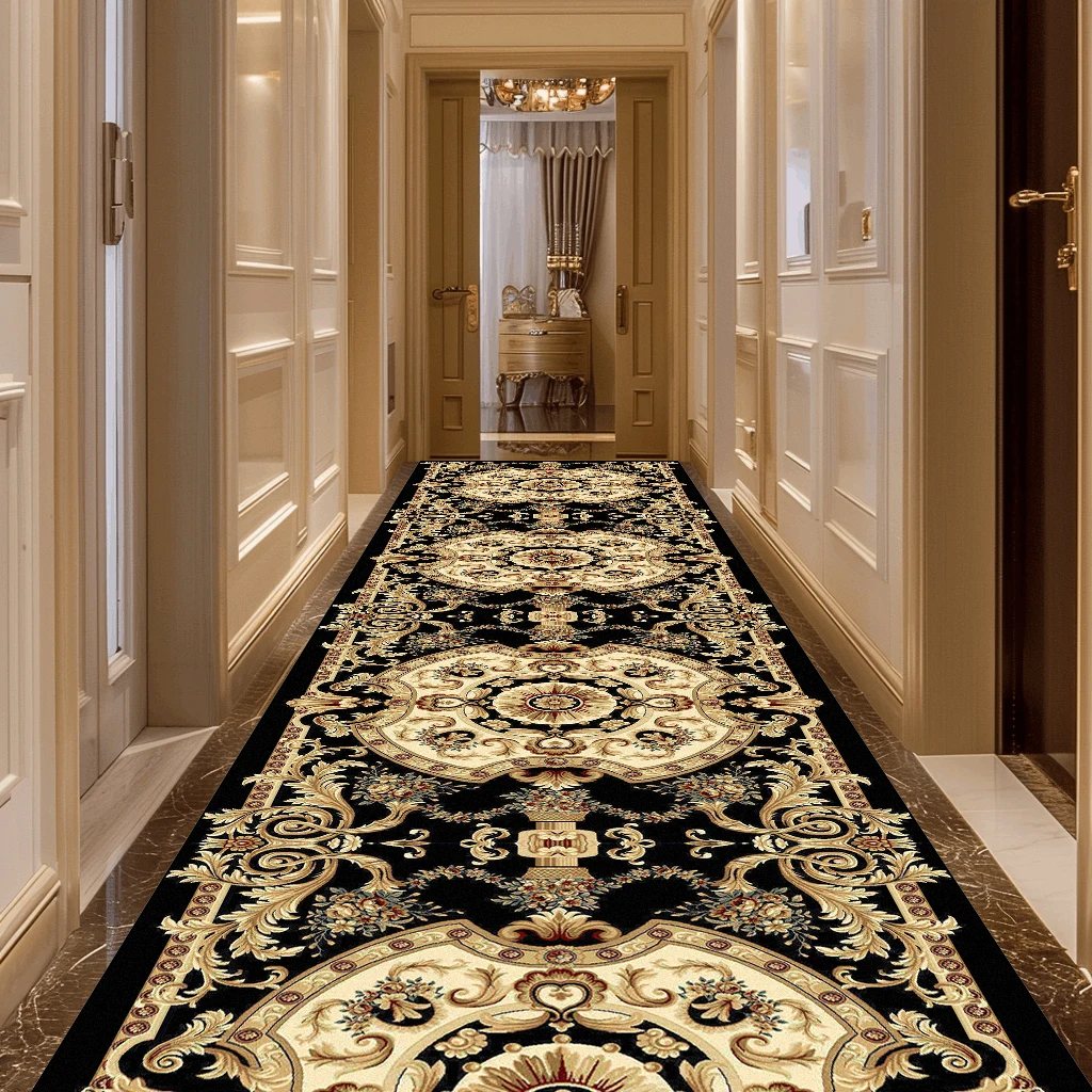 Роскошный длинный коридор в европейском стиле украшение для дома прихожей