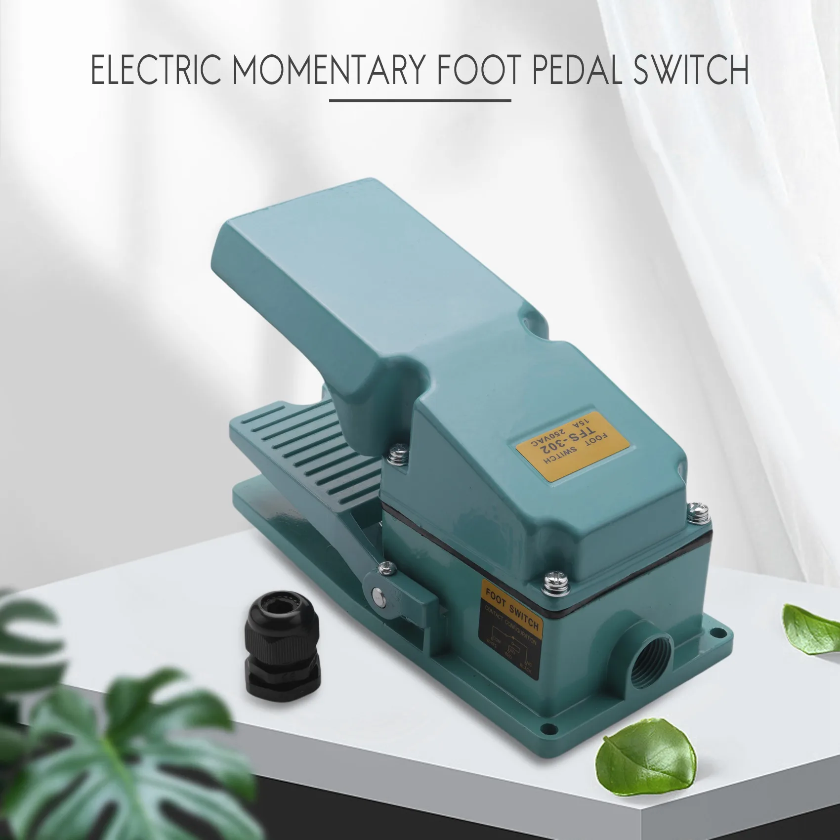 Настенный Педальный выключатель 15 А 250 В переменного тока 50 Гц для текстильного