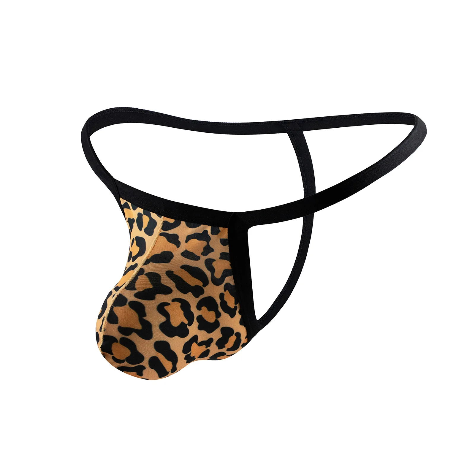 

Men's Sexy Underwear Leopard Print Camouflage Low Waist T-string European And American Lure Boy's T Pants