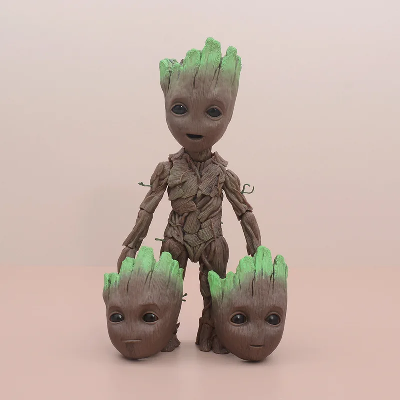 

Guardians of The Galaxy Groot Action Figure Toys Cute Tree Man Statue Multi-Accessories Model Doll Collectible Ornaments Gifts