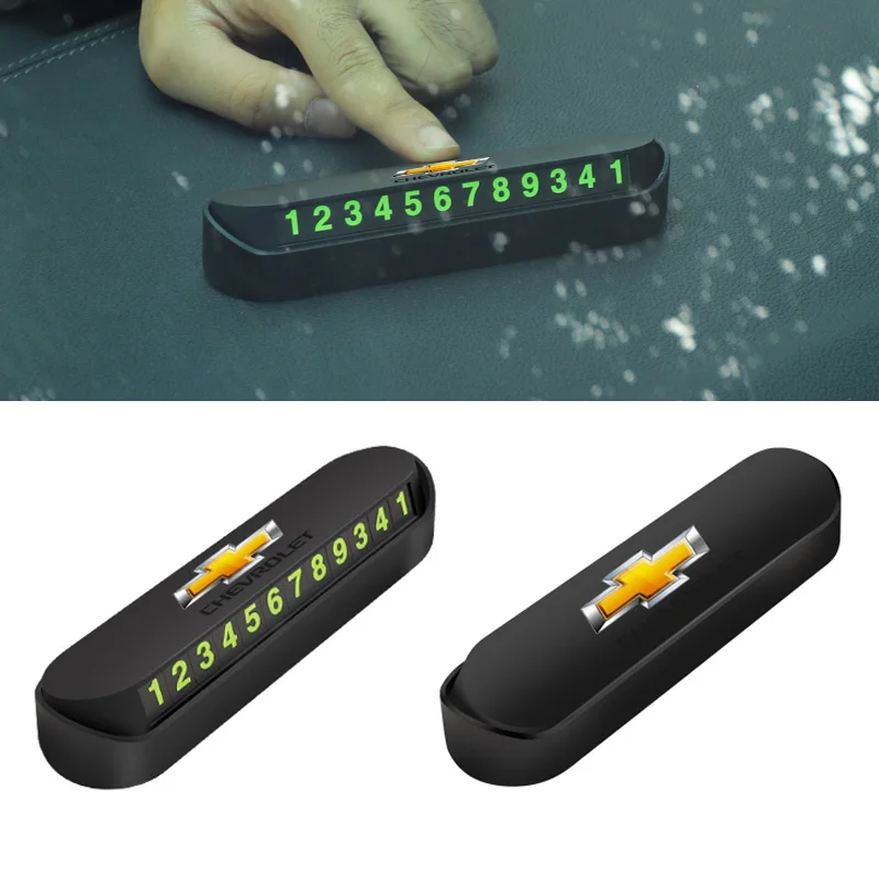 Табличка с номером телефона ABS табличка для временной парковки Chevrolet Malibu Tahoe Impala