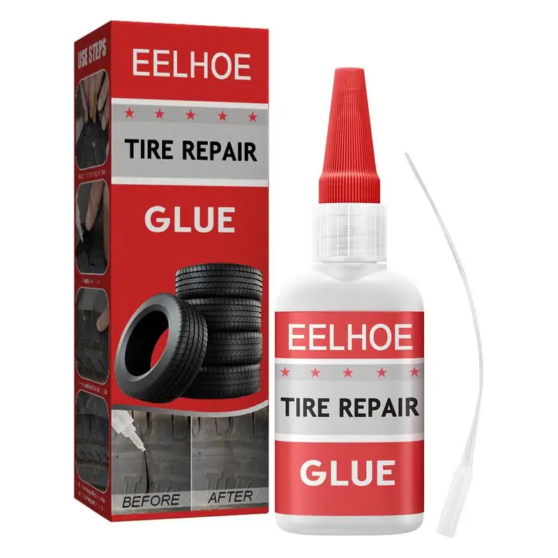 

Car Tire Repair Glue Adhesive Repair Tire Glue Universal Liquid Sealant Sealer Cement Seal Kit For Repairing Bike Bicycle Rubber