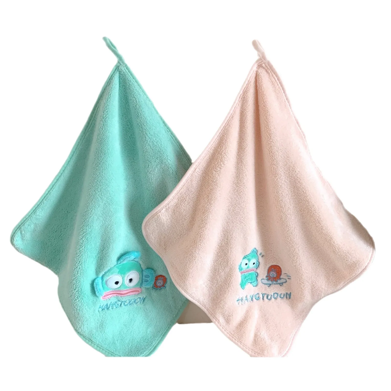 Sanrio полотенце Hangyodon Kawaii аниме милое для ванной комнаты девочек водопоглощающее