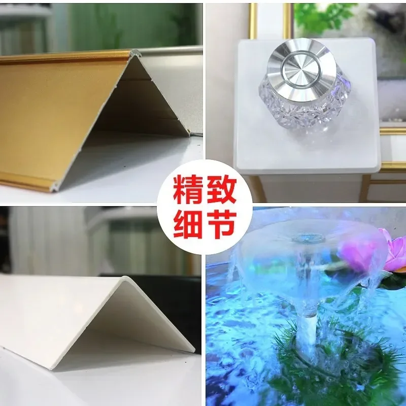 Небольшая гостиная прямоугольный экологический аквариум журнальный столик