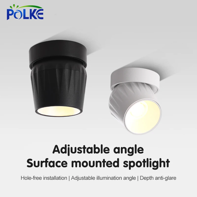 

LED Downlight Surface Mounted Ceiling Spot Light Dimmable Indoor Light 7W 12W 15W Kitchen Bathroom Living Room Lamps Lighting