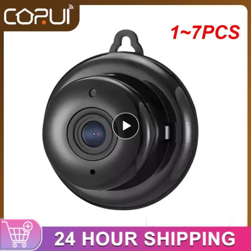 

1~7PCS Mini Surveillance WIFI Camera 1080P Wireless Indoor Camera Night Two Way Audio Motion Detection Baby