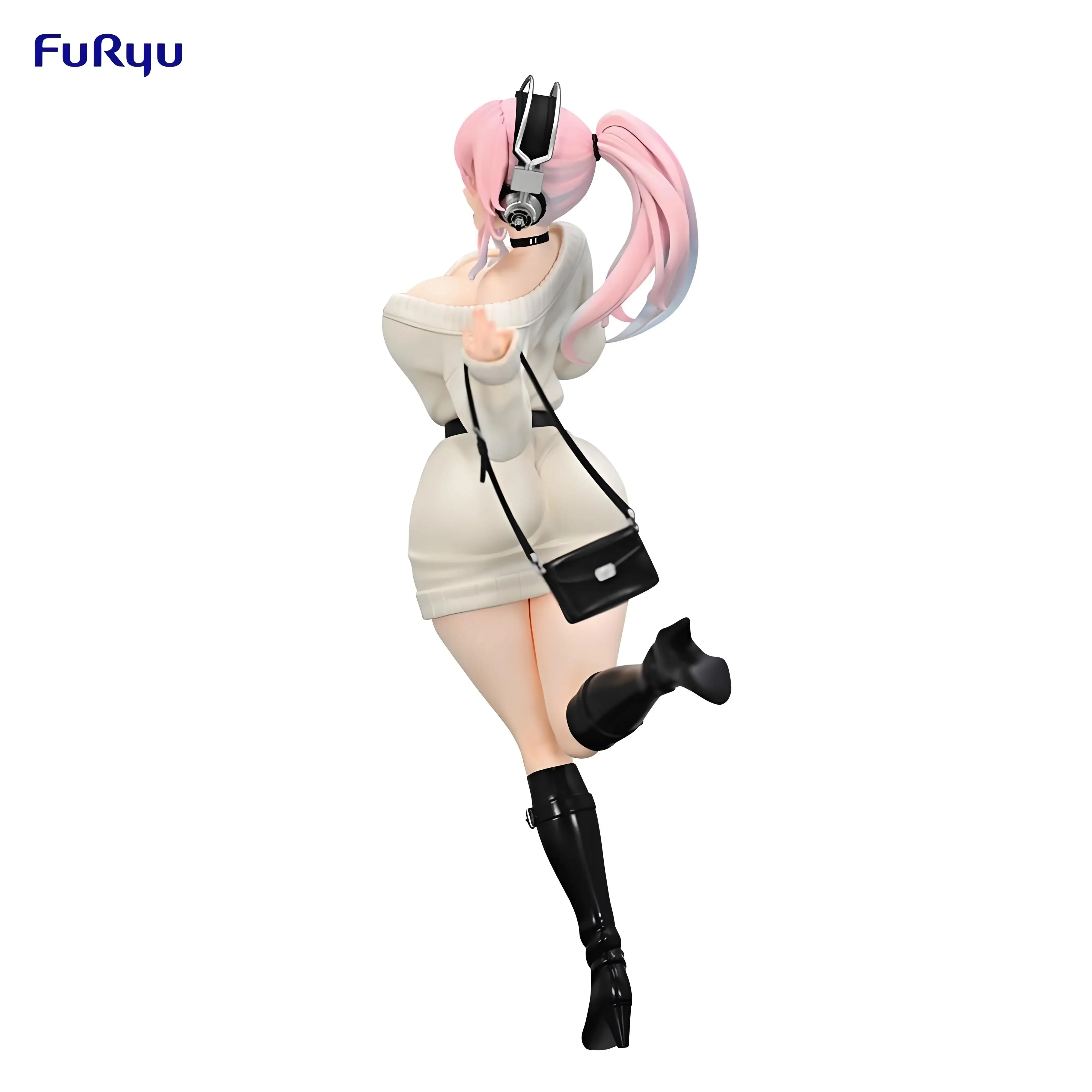 Фото Оригинальные фигурки FURYU SUPER SONICO Winter Memories из ПВХ, 21 см, аниме-фигурки, игрушки, коллекционные подарки для детей, украшение для рабочего стола №2