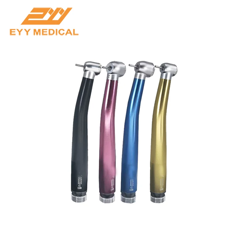 

EYY Dental High Speed Air Turbine Handpiece Single Water Spray Push Botton Colorful Dental Tools nsk Handpiece