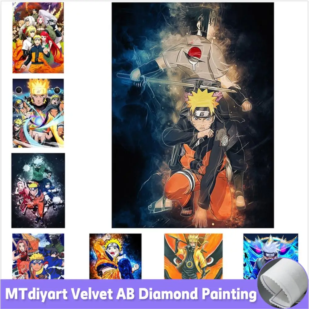 

Ninja AB Diamond Painting Kit Kaleidoscope Eyes Susanoo Kakashi Japanese Anime 5D DIY Mosaic Cross Stitch Crafts Home Decoration