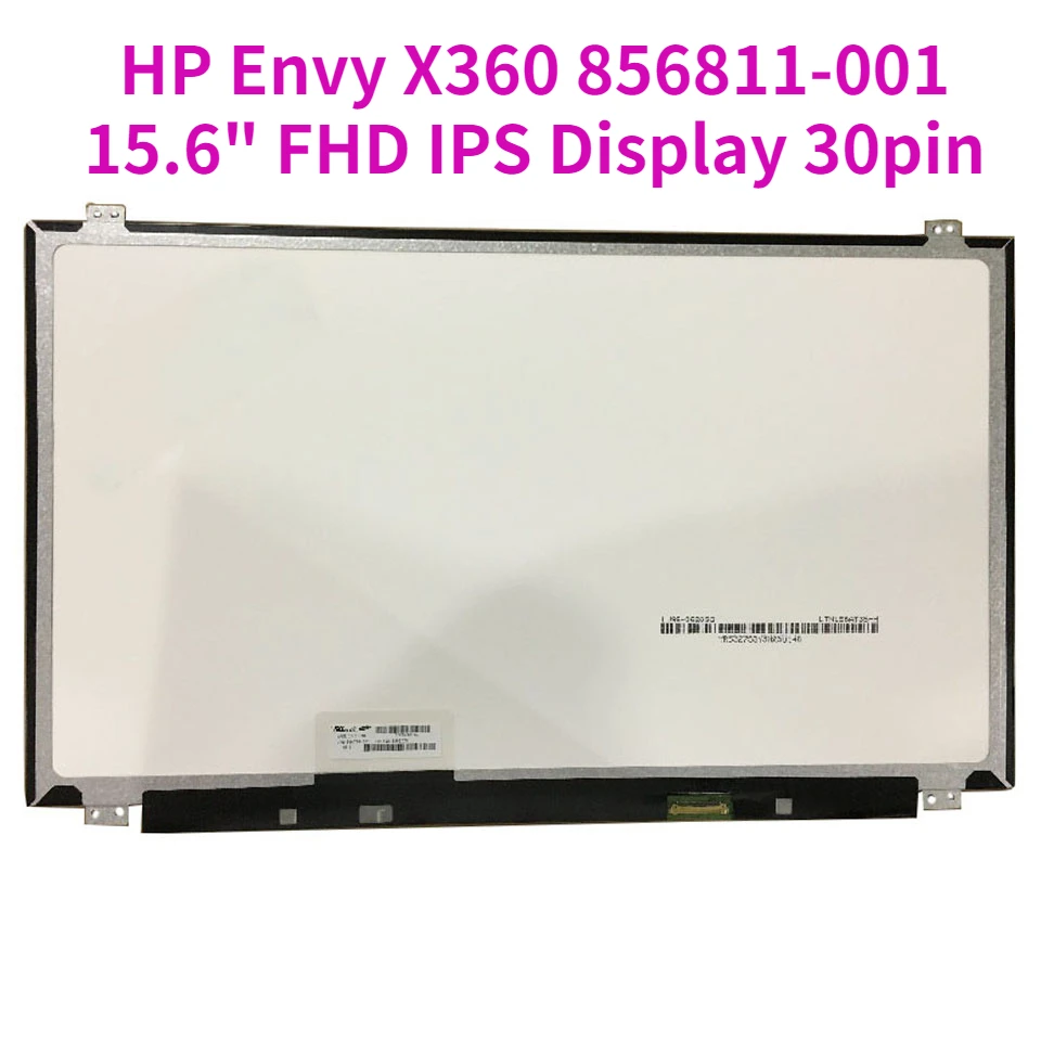 

lcd for HP Envy X360 856811-001 LED Display LCD Screen 15.6" FHD IPS Display 30pin Non-Touch Replacement