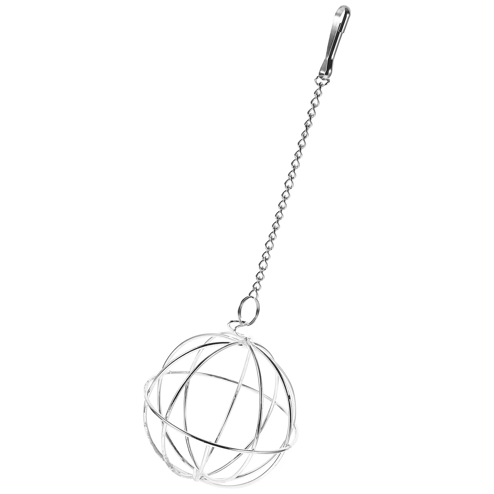 

Baby Chick Toy Chinchilla Pet Grass Parrot Hanging Feeding Ball Metal Pets Feeder