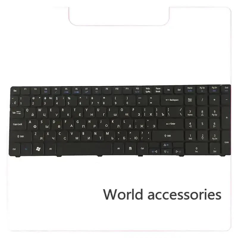 Фото & Wyresy новая русская клавиатура для ноутбука Acer Aspire 5750 5750G 5253 5333 5340 5349 5360 5733z 5750zg 5253G Ru клавиатура черная # №2