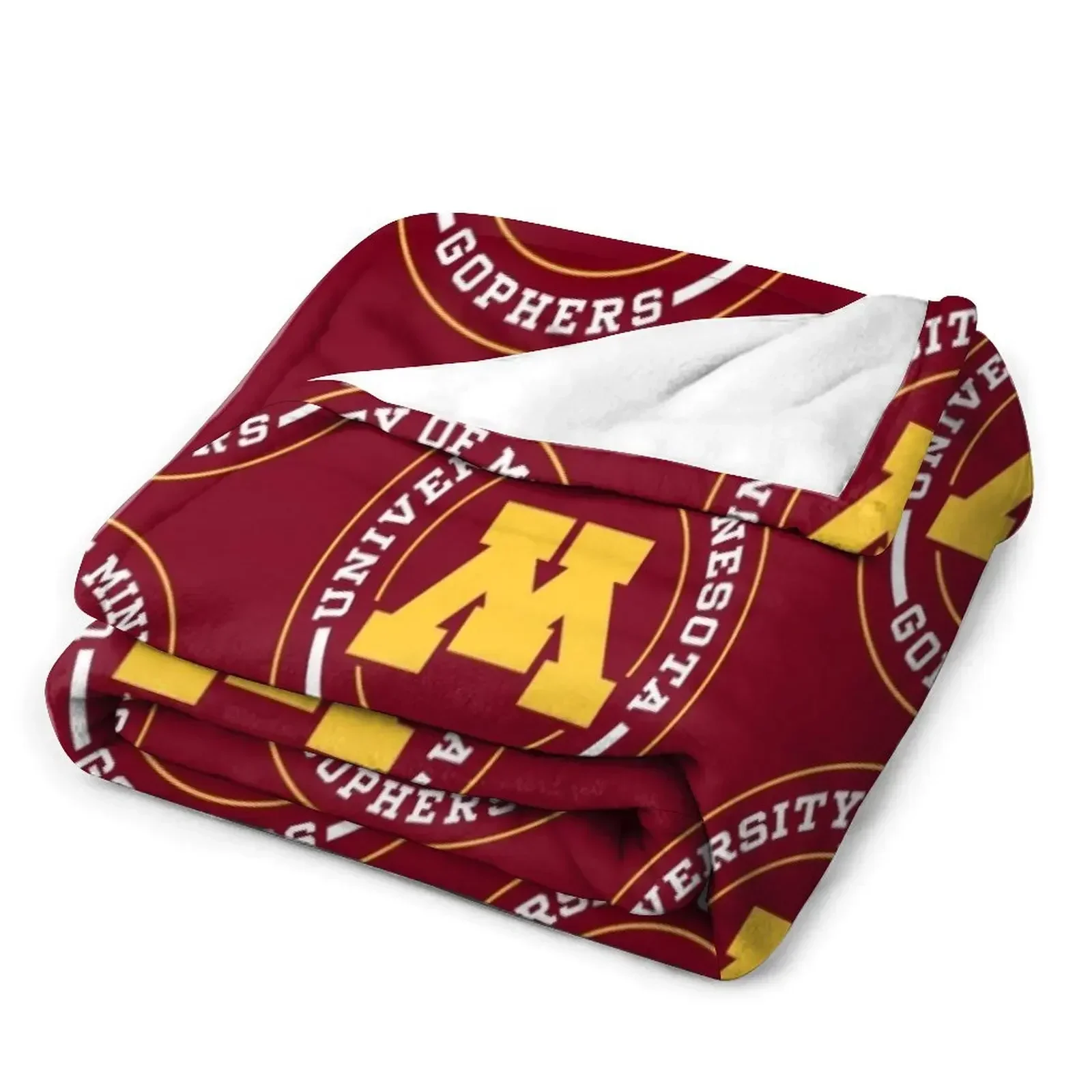 Одеяло Gophers-круглый дизайн одеяла для диванов тяжелые плюшевые забавные