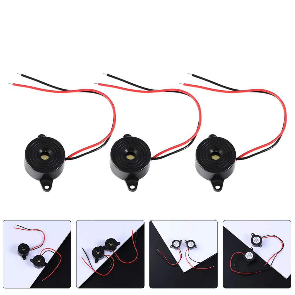 

3Pcs Household Piezo Buzzer Continuous Buzzer Continuous Beep Buzzer Beep Tone Speaker ( -20-B )