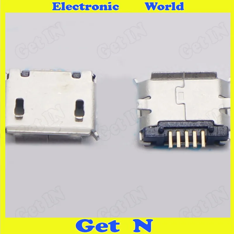 

5000 Mike SMD длинная игольная оплетка, медная микро-USB-штепсельная вилка, 5 футов, SMT длинная игольная Шпилька, длинная оплетка