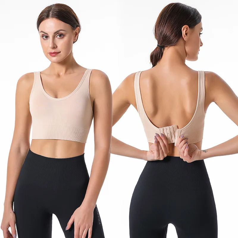 

Women Sports Bras Push Up Wire Free Crop Top Fitness Gym Adjustable Breathable Top Sexy Running Yoga Sportswear Bralette Bandeau