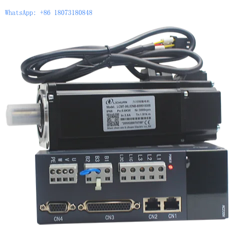 LICHUAN Servos 200 Вт Nema24 60 мм 2500PPR ~ 240 В комплект драйверов серводвигателя LCMT-02L-60M00630 +A4
