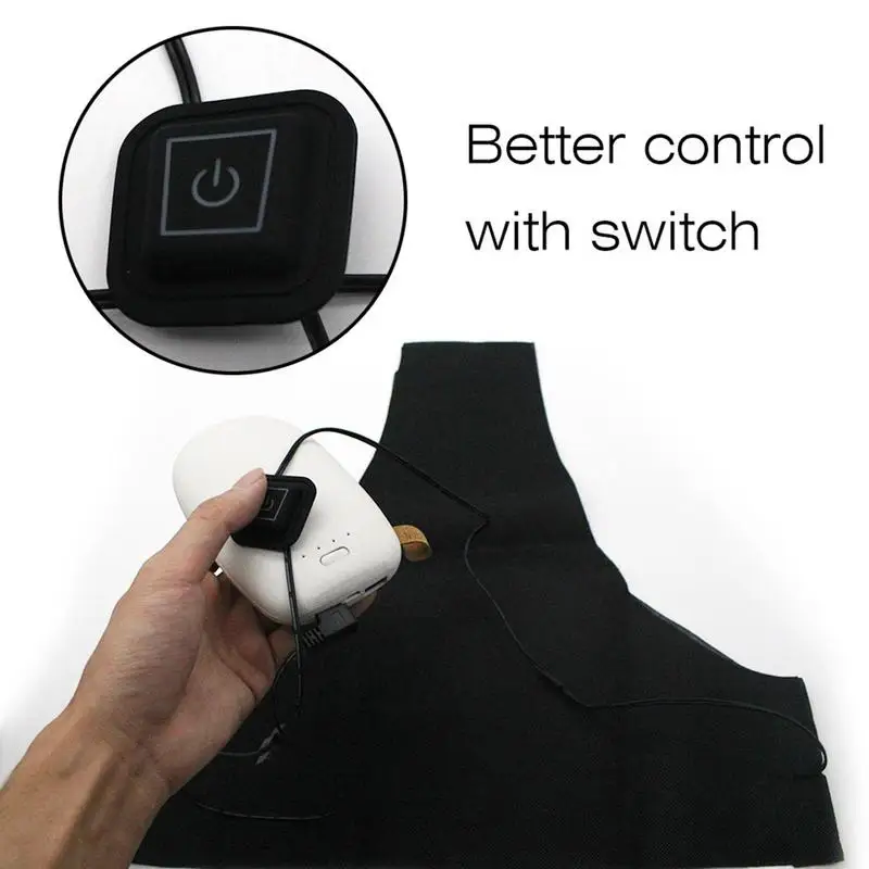 Жилет с подогревом грелка для куртки USB электрическая тканевая
