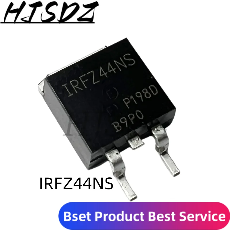 Nuevo МОП-транзистор SMD de IRFZ44NSTRLPBF TO-263, IRFZ44NS, FZ44NS, D2PAK, 49A, 55V, 10 Uds./lote, en Stock