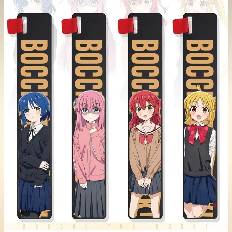 

Anime Metal Bookmark BOCCHI THE ROCK Printing Straight Ruler Bookmarks for Books Hitori Gotoh Stationery Office School Supplies