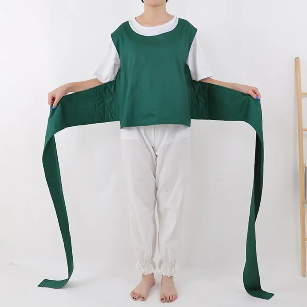 

Long Bandage Helpful Patients Loose Nursing Vest Top Fixing Strap Bedridden Elderly Vest Collarless Health Care
