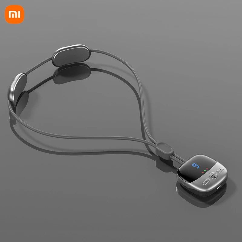 

Xiaomi умный подвесной шейный протектор шейный массажер для позвоночника портативный мини импульсный массажер для плеч шейного отдела горячий компресс Горячий