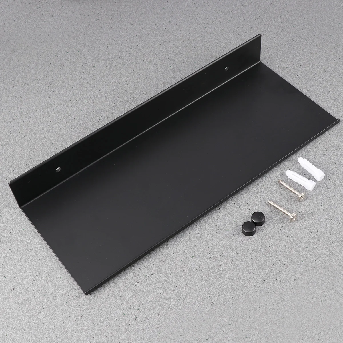 

Wall Shelves Bathroom Floating Shelf Rack Shelving Mount Shower Storage Over Organizer Mounted Metal Pantry Bedroom Black