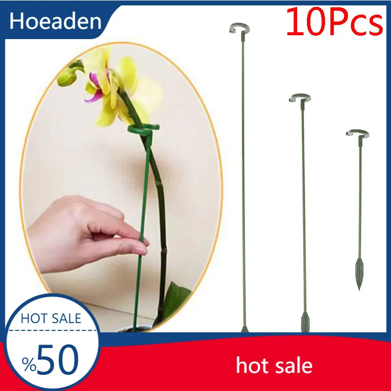 

10pcs Plastic Plant Supports Flower Stand Reusable Protection Fixing Tool