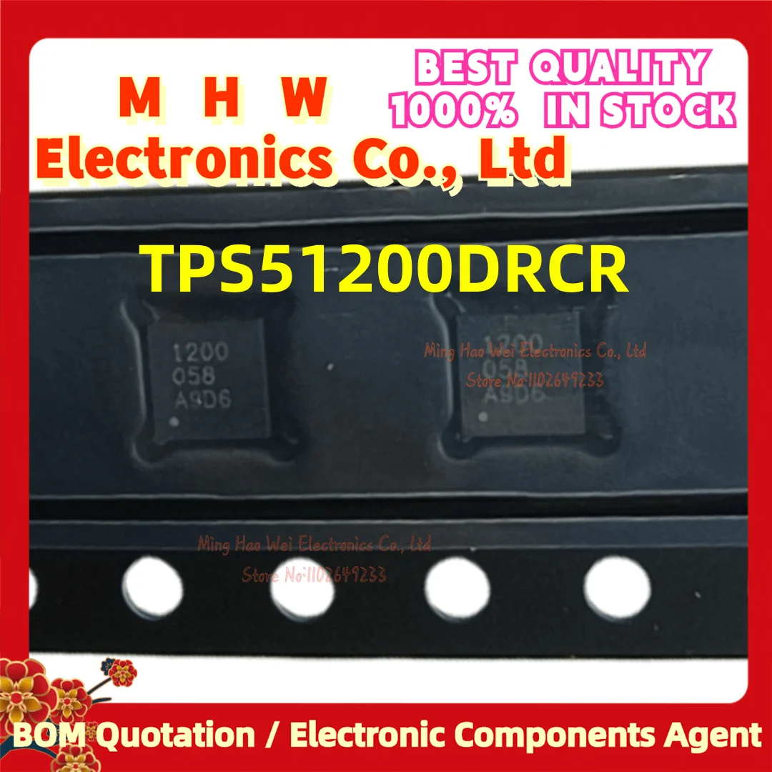 10 шт./партия. TPS51200DRCR (TI VSON-10.Marking:1200) новый качественный чип, оригинальный. Tps51200dr TPS51200D TPS51200