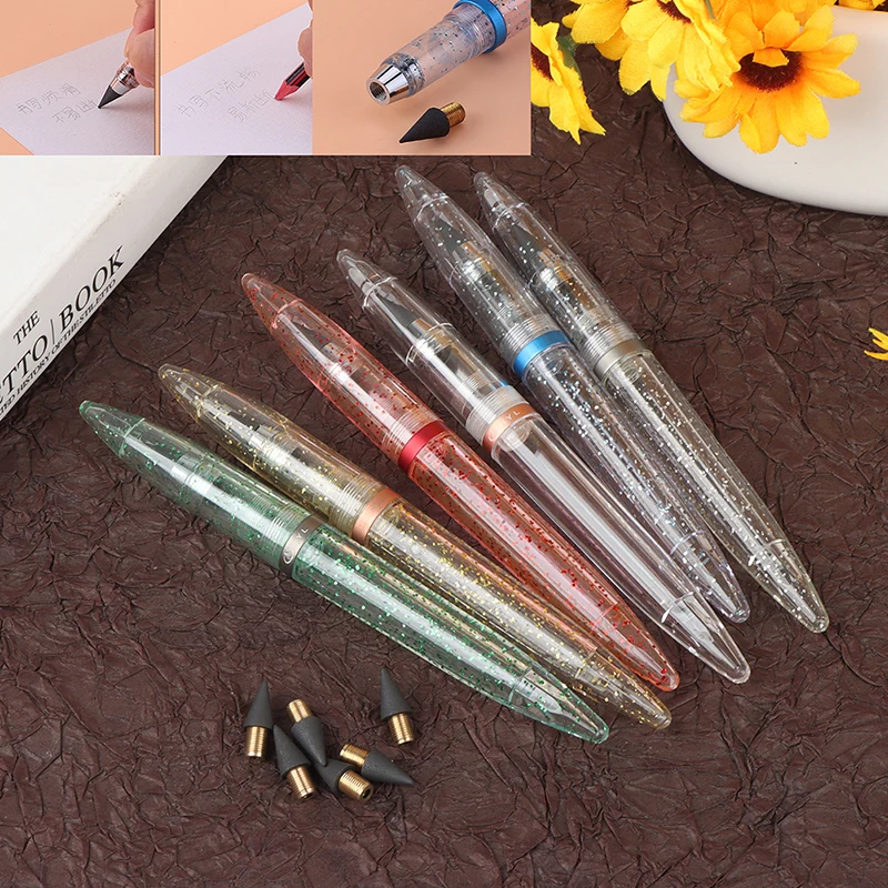 

2 шт. креативный карандаш без чернил, неограниченное письмо, не нужно затачивать студентов