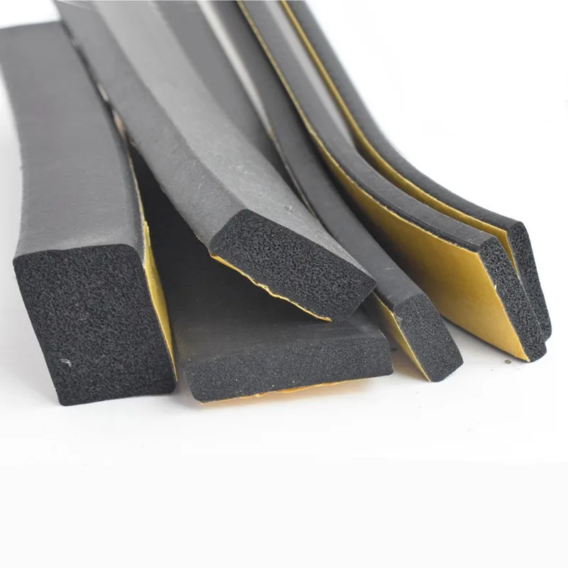 

Adhesive EVA Black Foam Seal Strip Single Sided Self Adhesive Sponge Rubber Width10-30mm Thick 2-20mm Anti-collision Seal Gasket