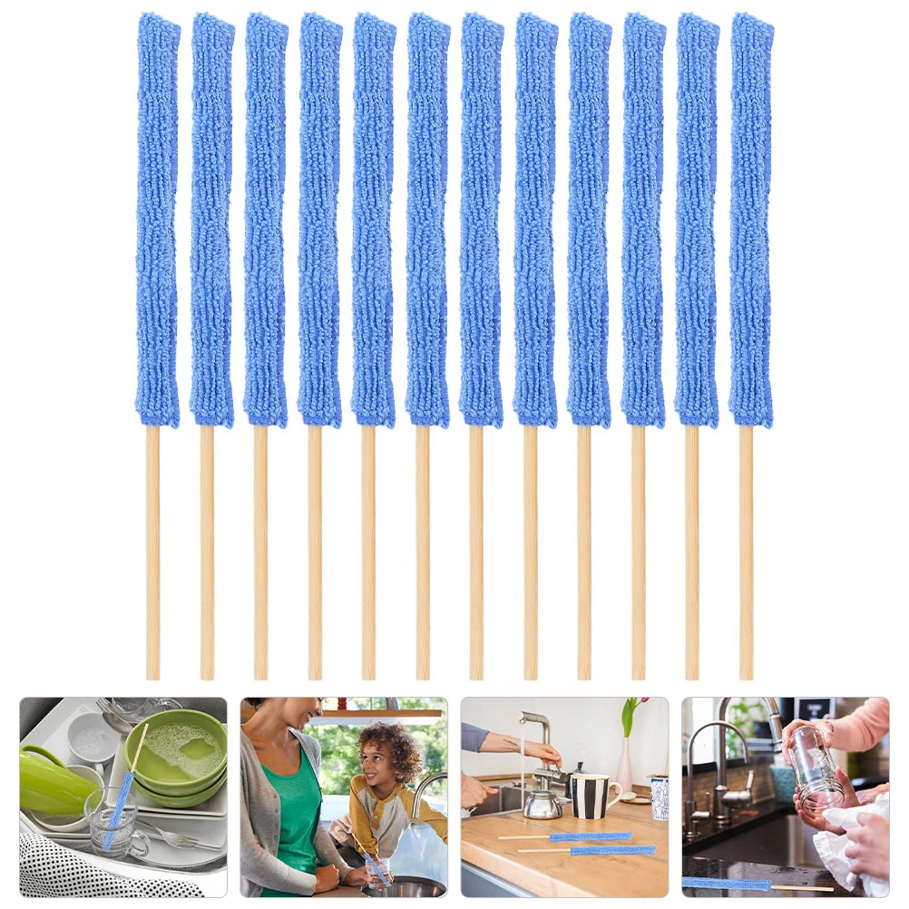 

Cleaning Brush Sticks Cleaner Household Microfiberstick Cup Bottle Brushes Wiper Drinking Mug Chopsticks Supplies Tool Mini