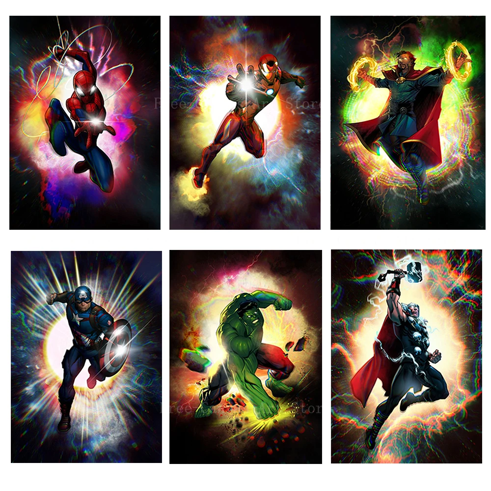 Картина на стену из мультфильма Marvel |