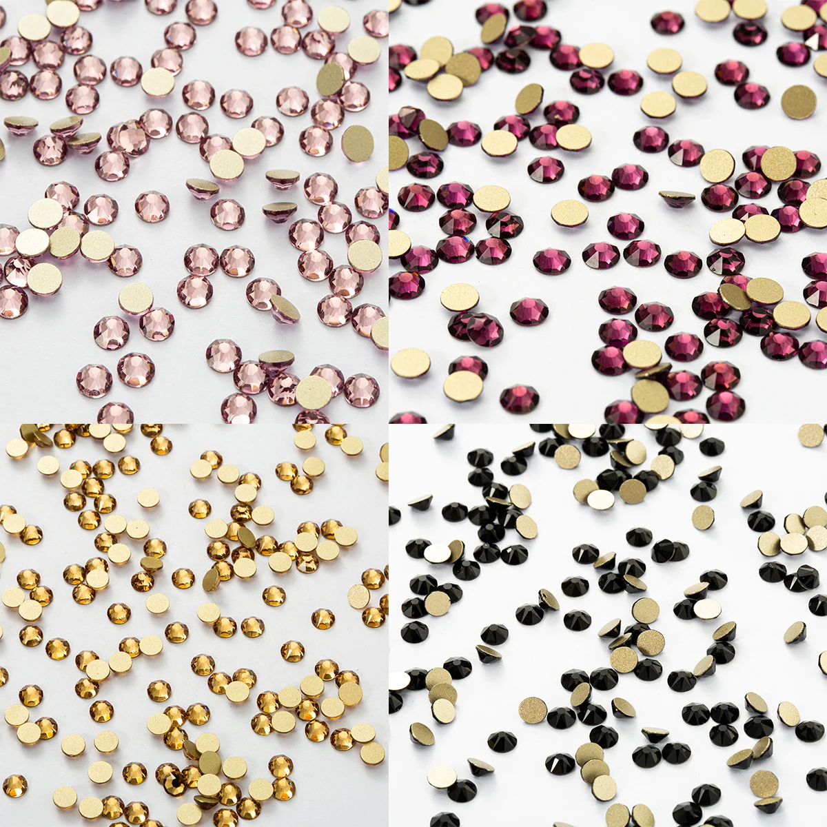 

2088 Top Colorful Quality Nail Rhinestone Glitter Diamond Flatback Non Hotfix Art Decorations