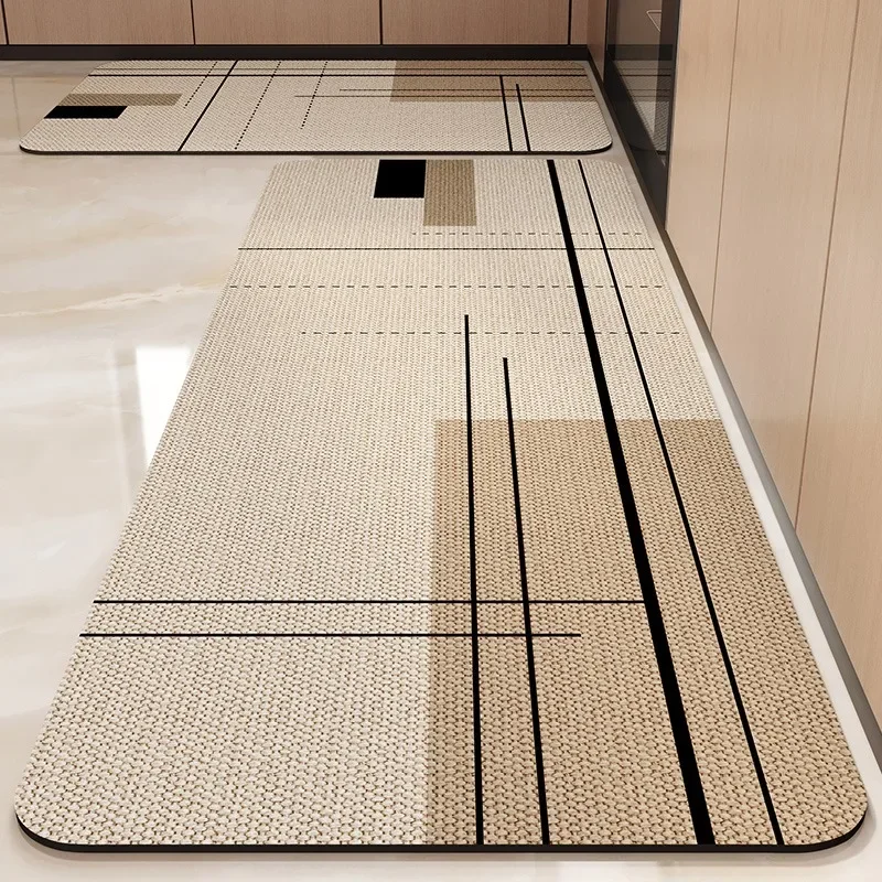 Супер впитывающий кухонный коврик из ПВХ