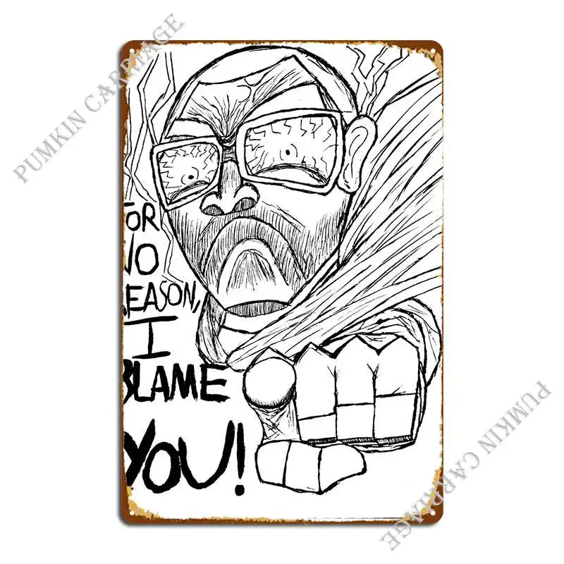 

По какой-либо причине я тебя обвиняю, металлический знак, Забавный настенный плакат на заказ, Настенная пещера, клубный жестяной плакат