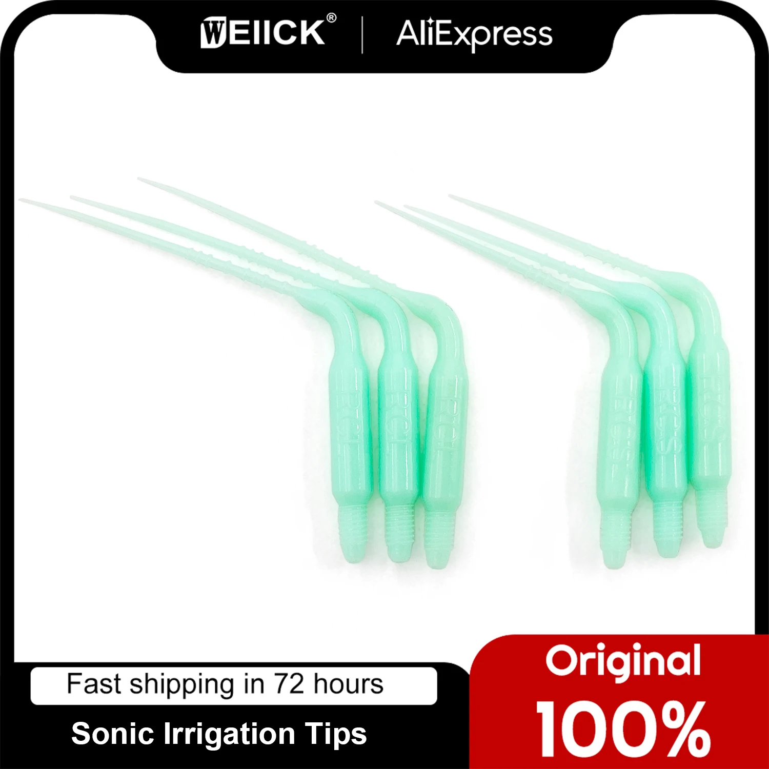 6 шт. стоматологические пластиковые звуковые наконечники для эндополива