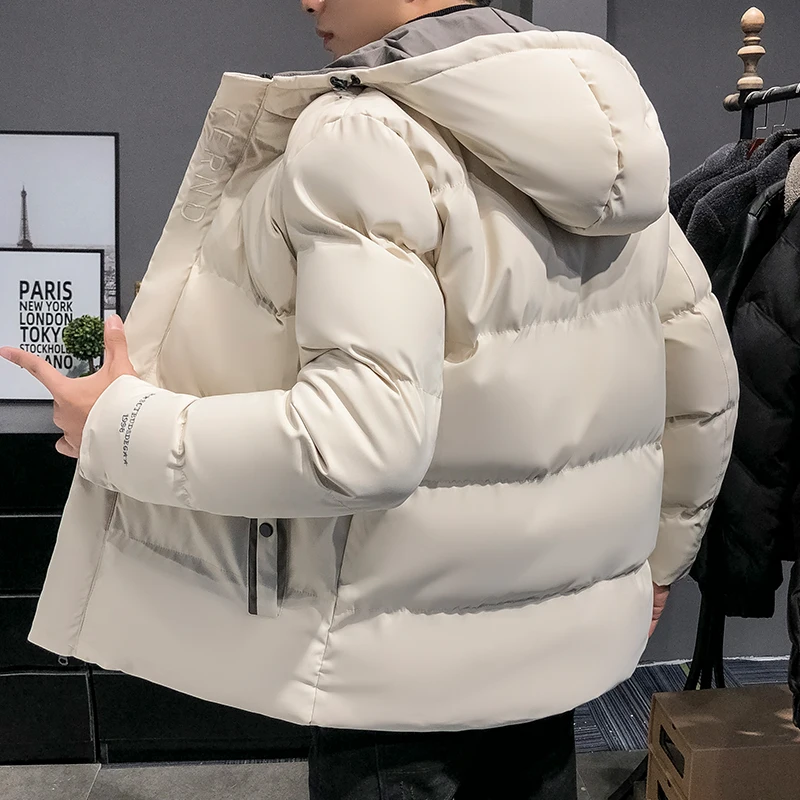 

Парка мужская с капюшоном, на молнии, х/б, 5x l-m
